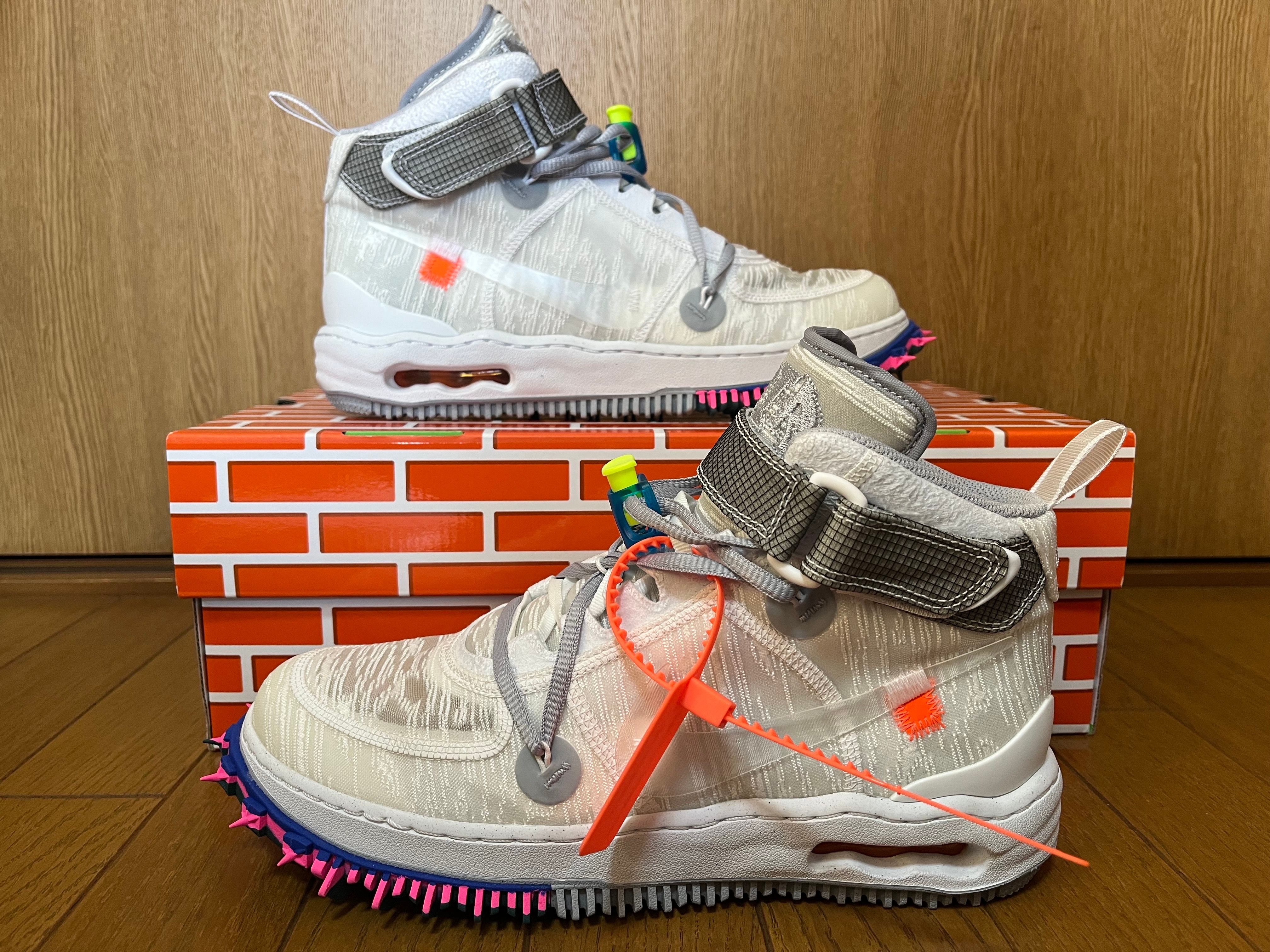 Off-White × Nike Air Force 1 Mid "White"