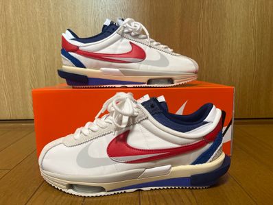 sacai × Nike Zoom Cortez "White and University Red"