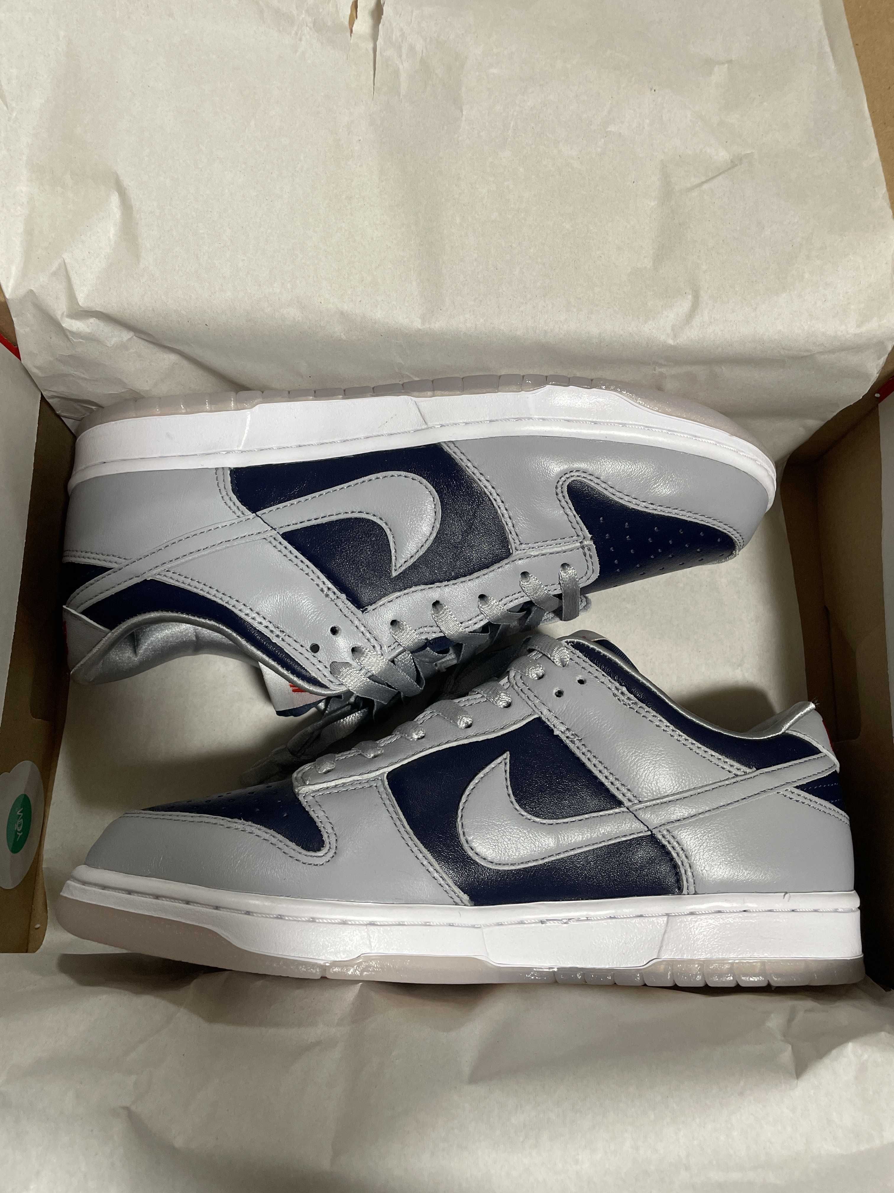 NIKE Women's DUNK LOW "COLLEGE NAVY"