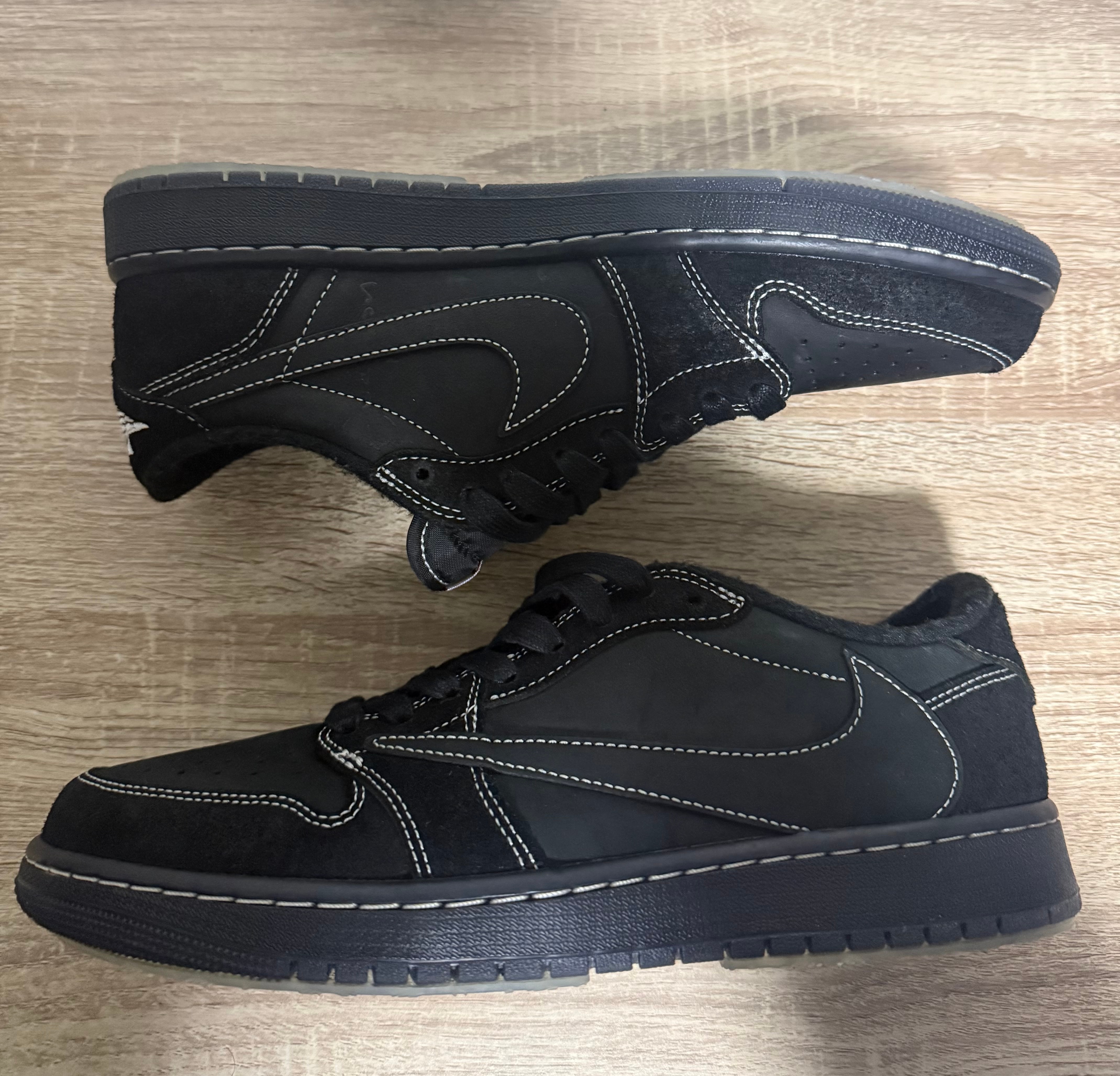 Travis Scott × Nike Air Jordan 1 Low OG SP "Black Phantom"