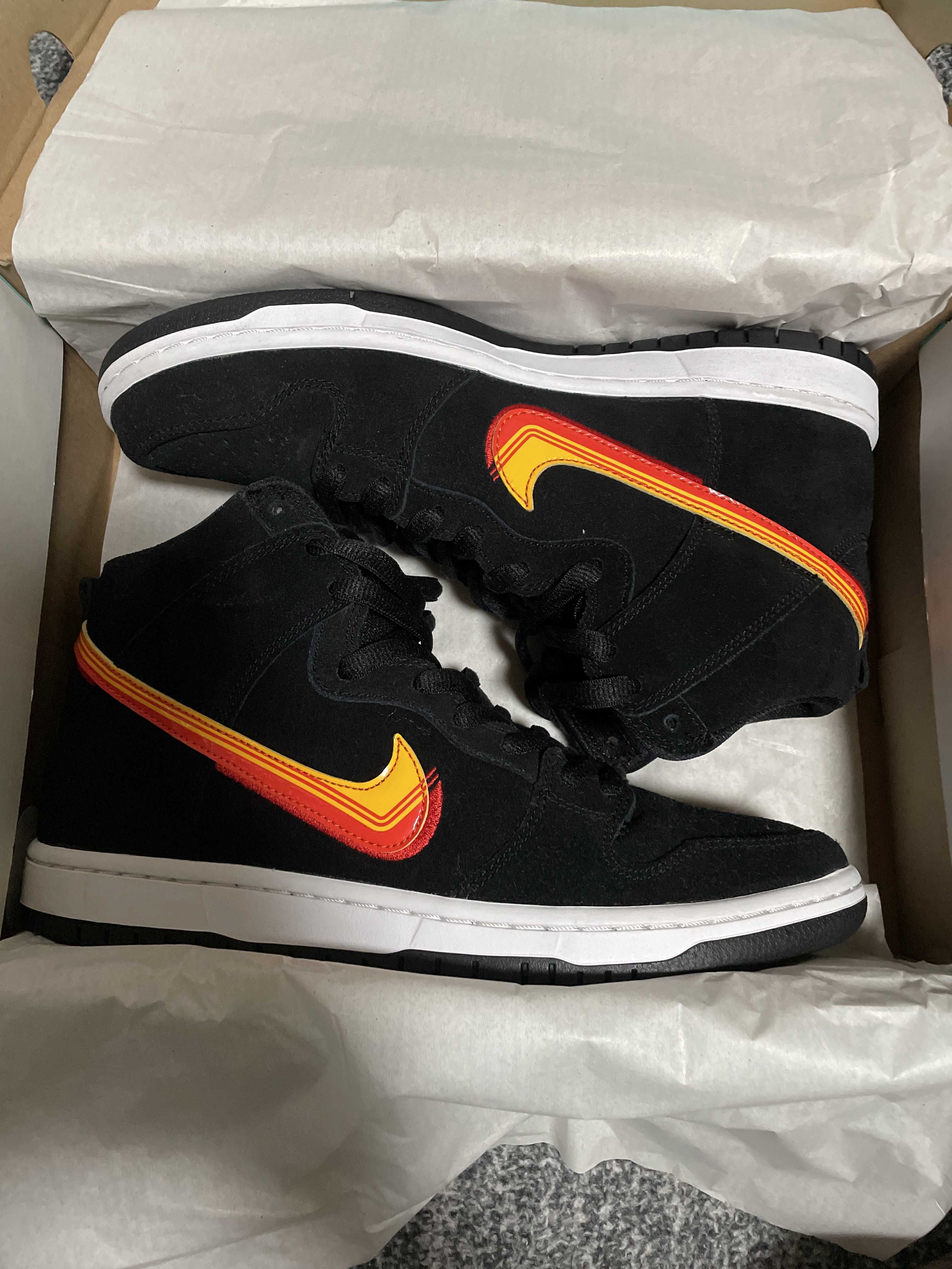 Nike SB Dunk High Pro "Black/Team Orange"