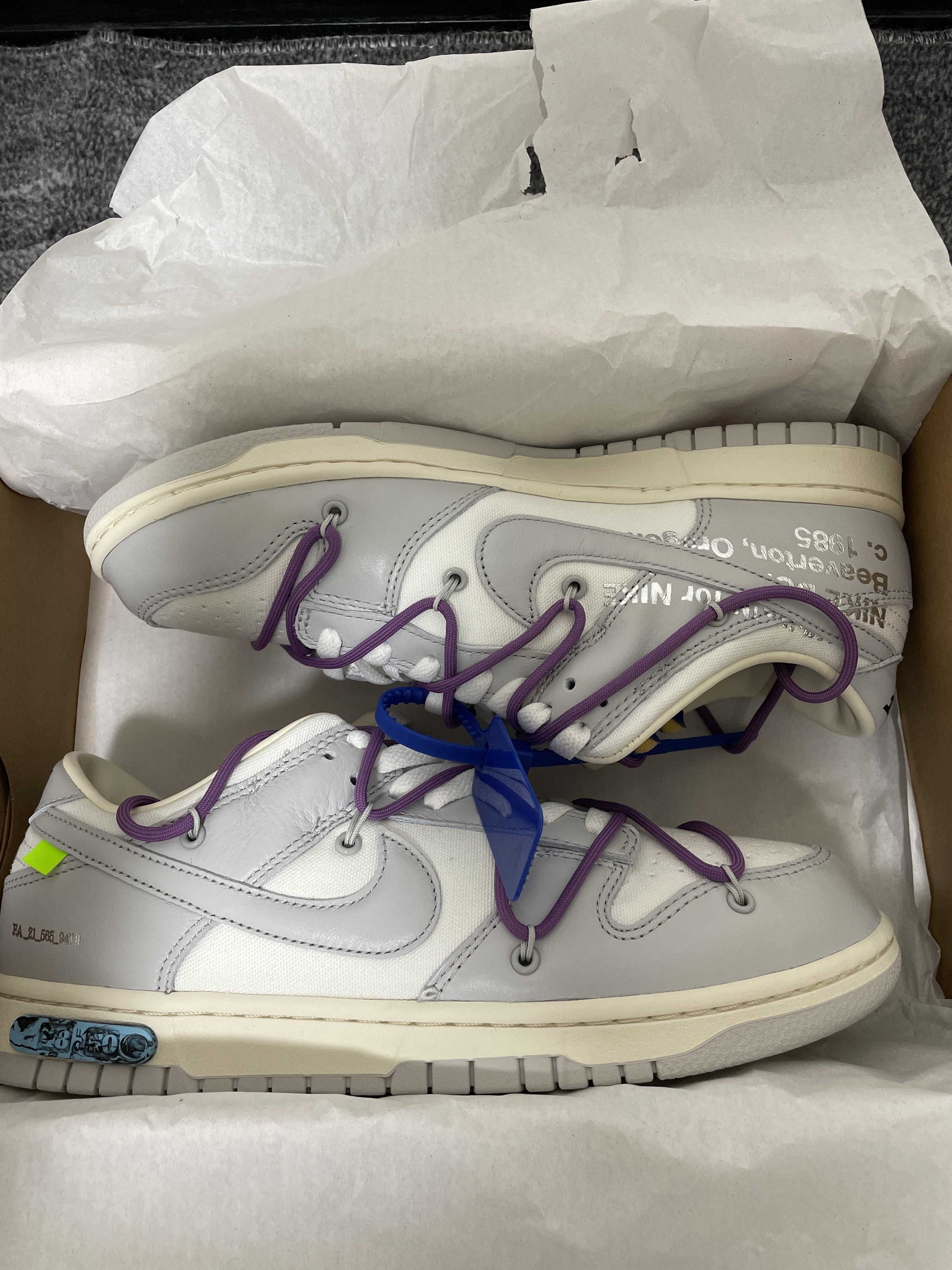 Off-White × Nike Dunk Low 1 of 50 "Lot.48" 