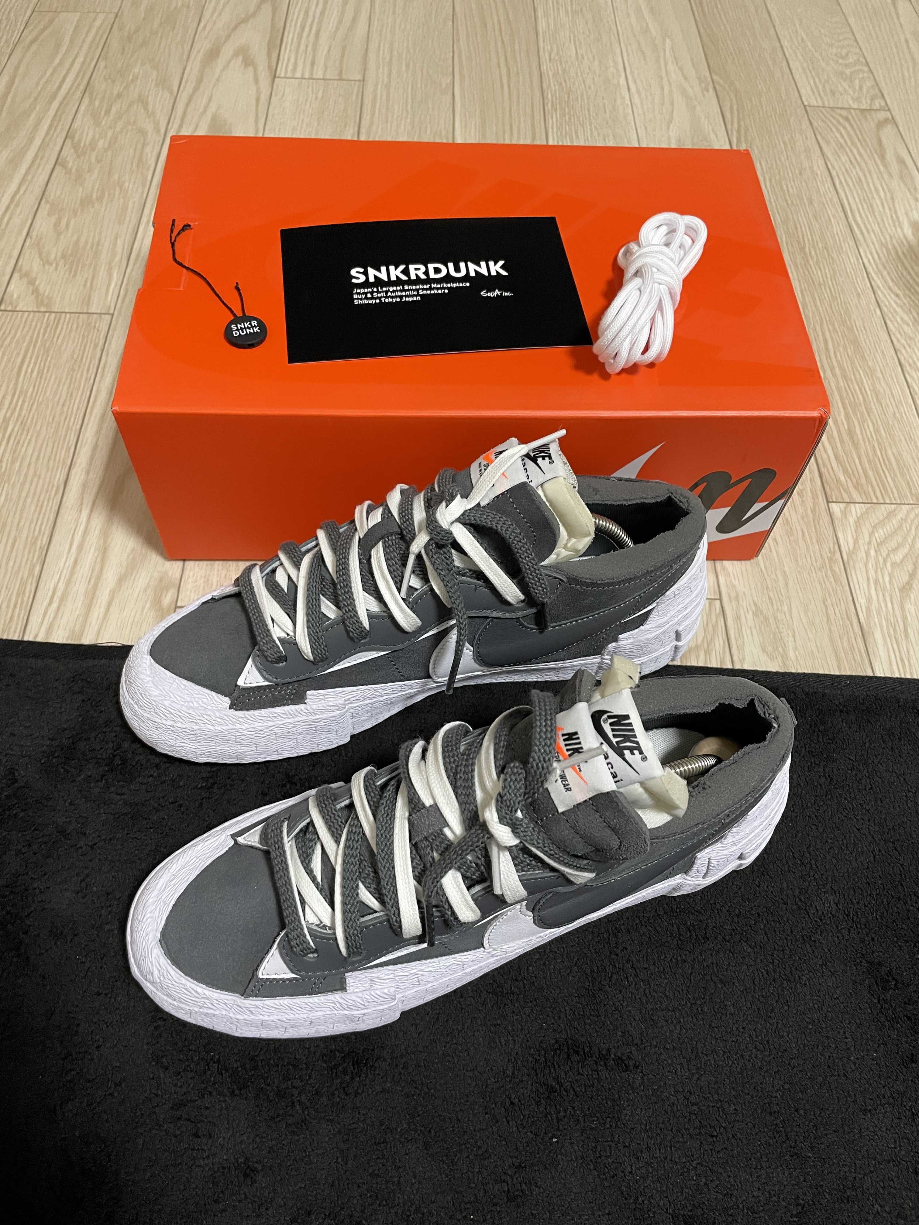 Sacai × Nike Blazer Low "Iron Grey"