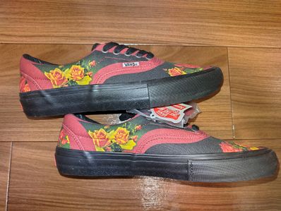 Vans era supreme jean paul gaultier burgundy hot sale