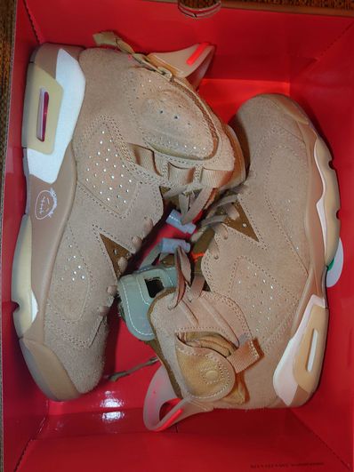 Travis Scott × Nike Air Jordan 6 "British Khaki"