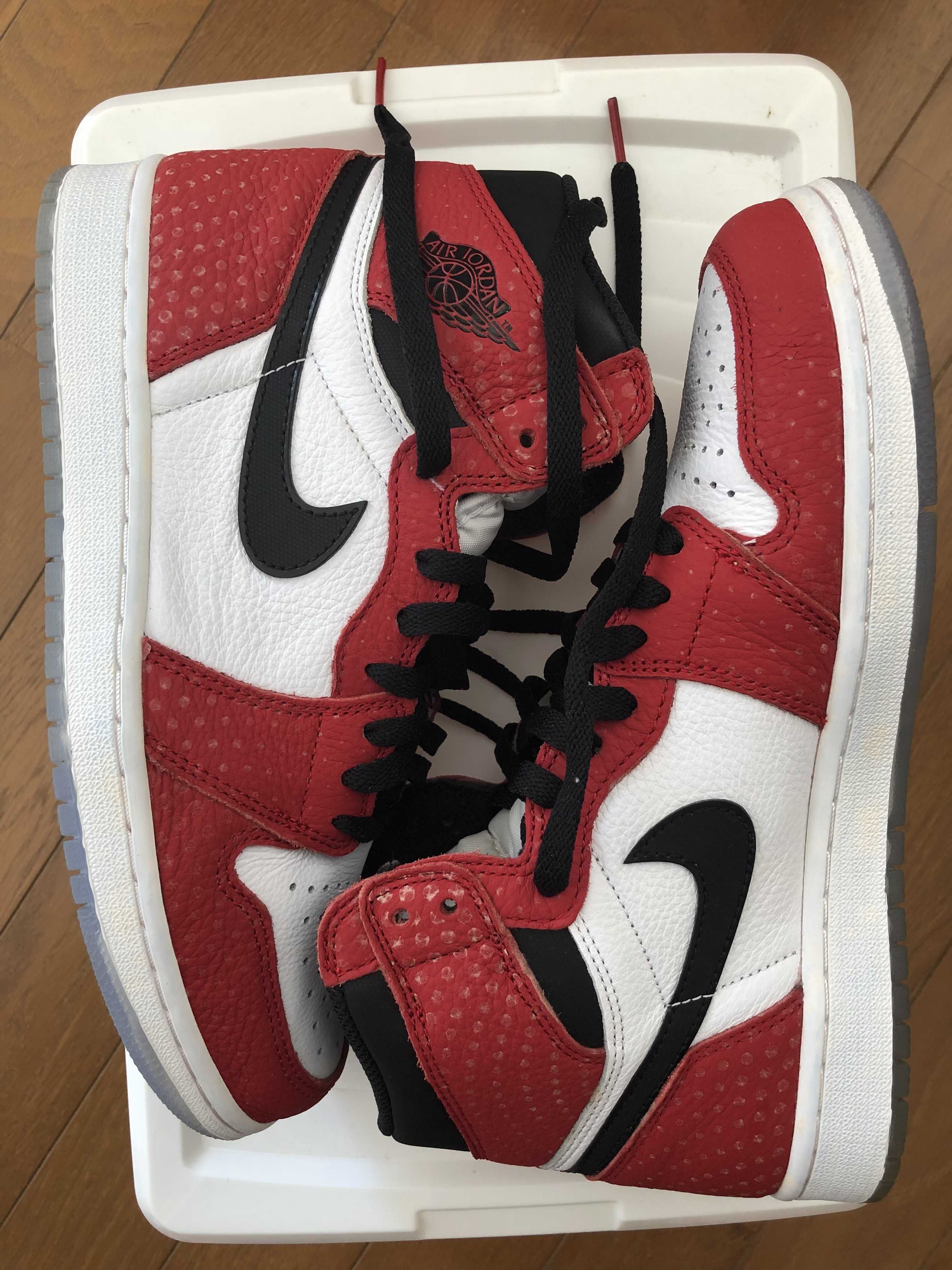 Spiderman × Nike Air Jordan 1 Origin Story "Gym Red/White/Photo Blue/Black"