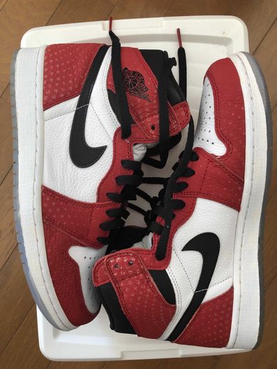 Spiderman × Nike Air Jordan 1 Origin Story "Gym Red/White/Photo Blue/Black"