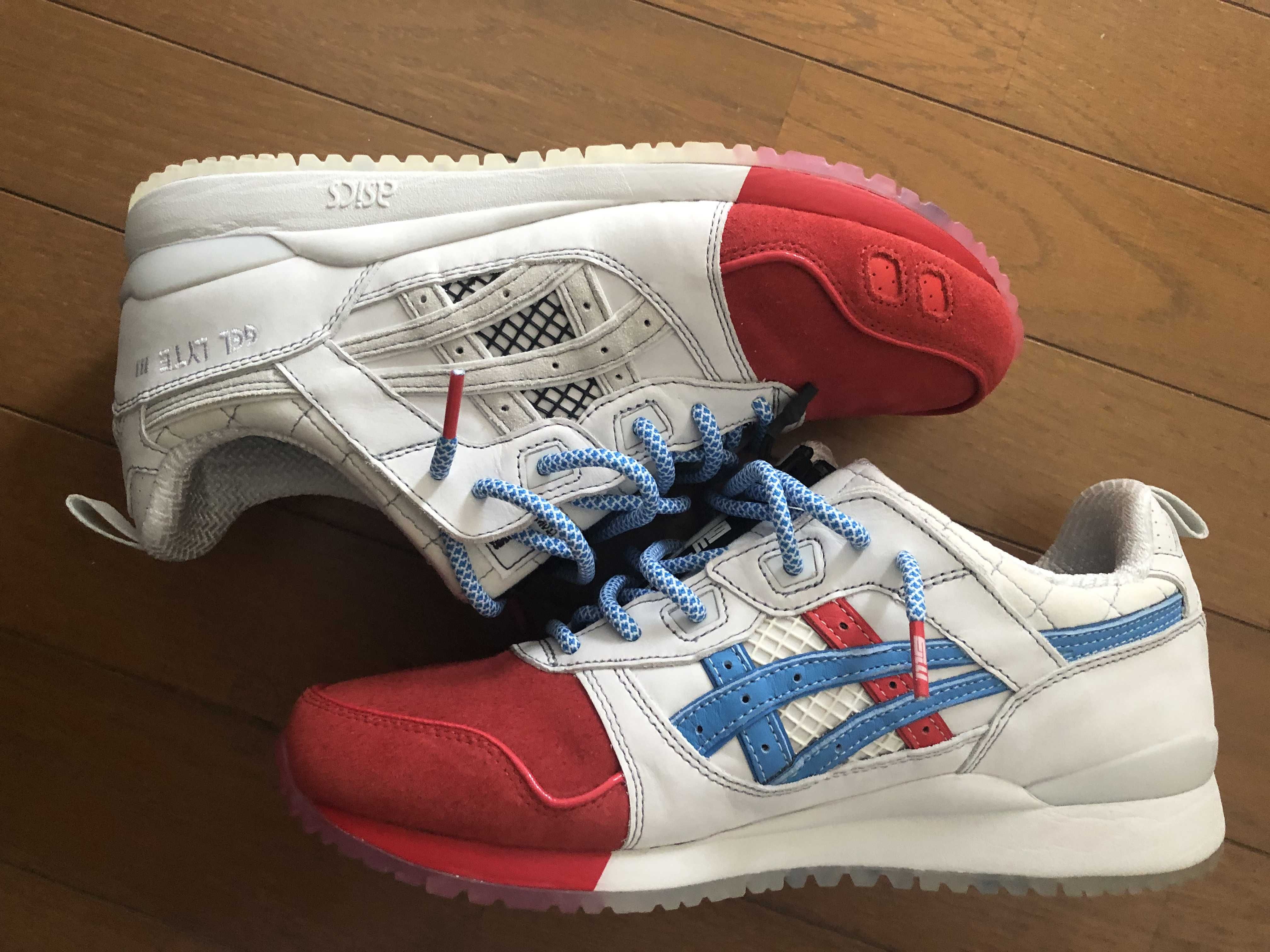 mita sneakers × Asics Gel-Lyte III 30th Anniversary "White/Red-Blue"