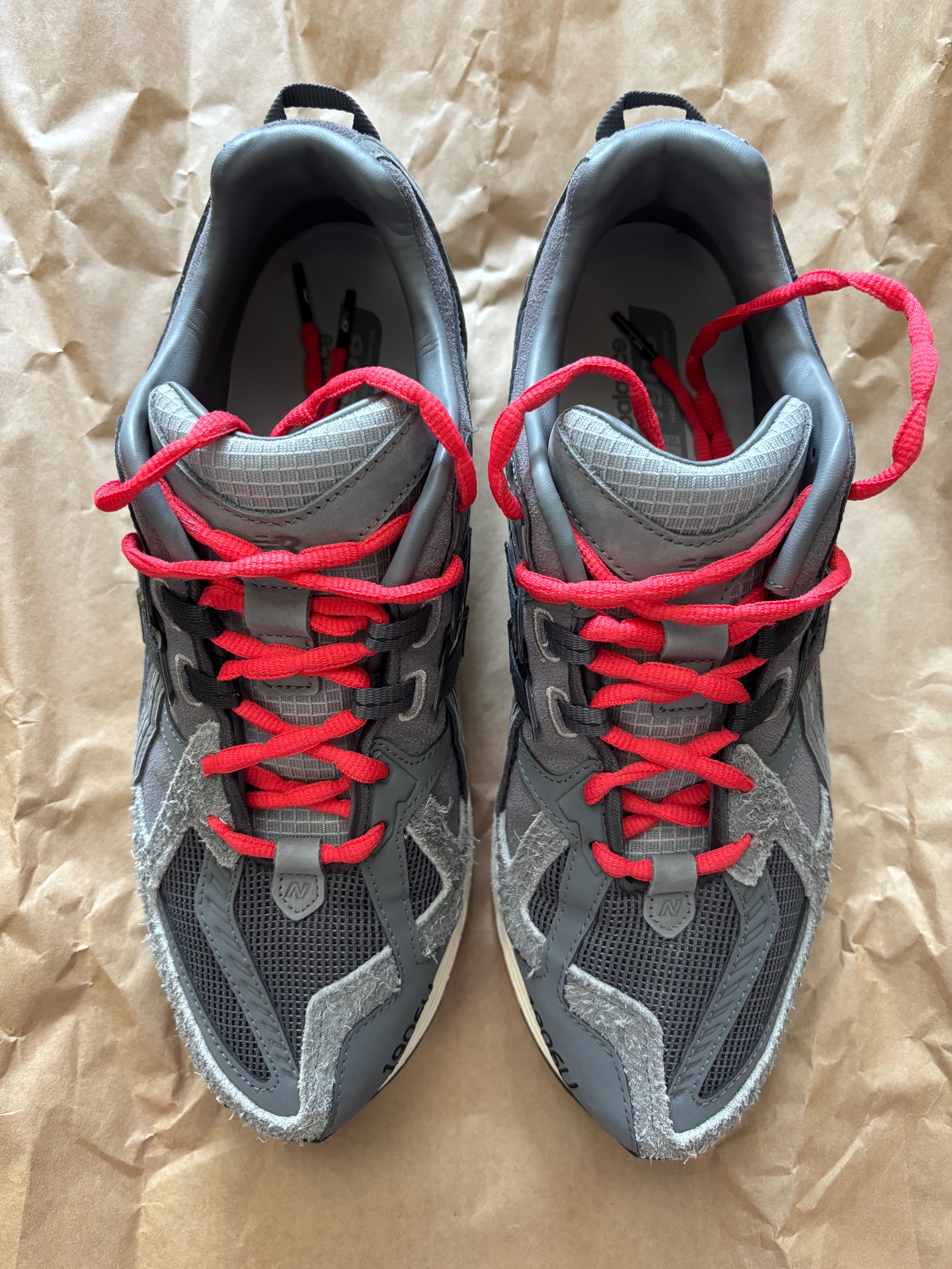 N.HOOLYWOOD TEST Product Exchange Service × INVINCIBLE × New Balance 1906U "Grey/Charcoal/Orange"