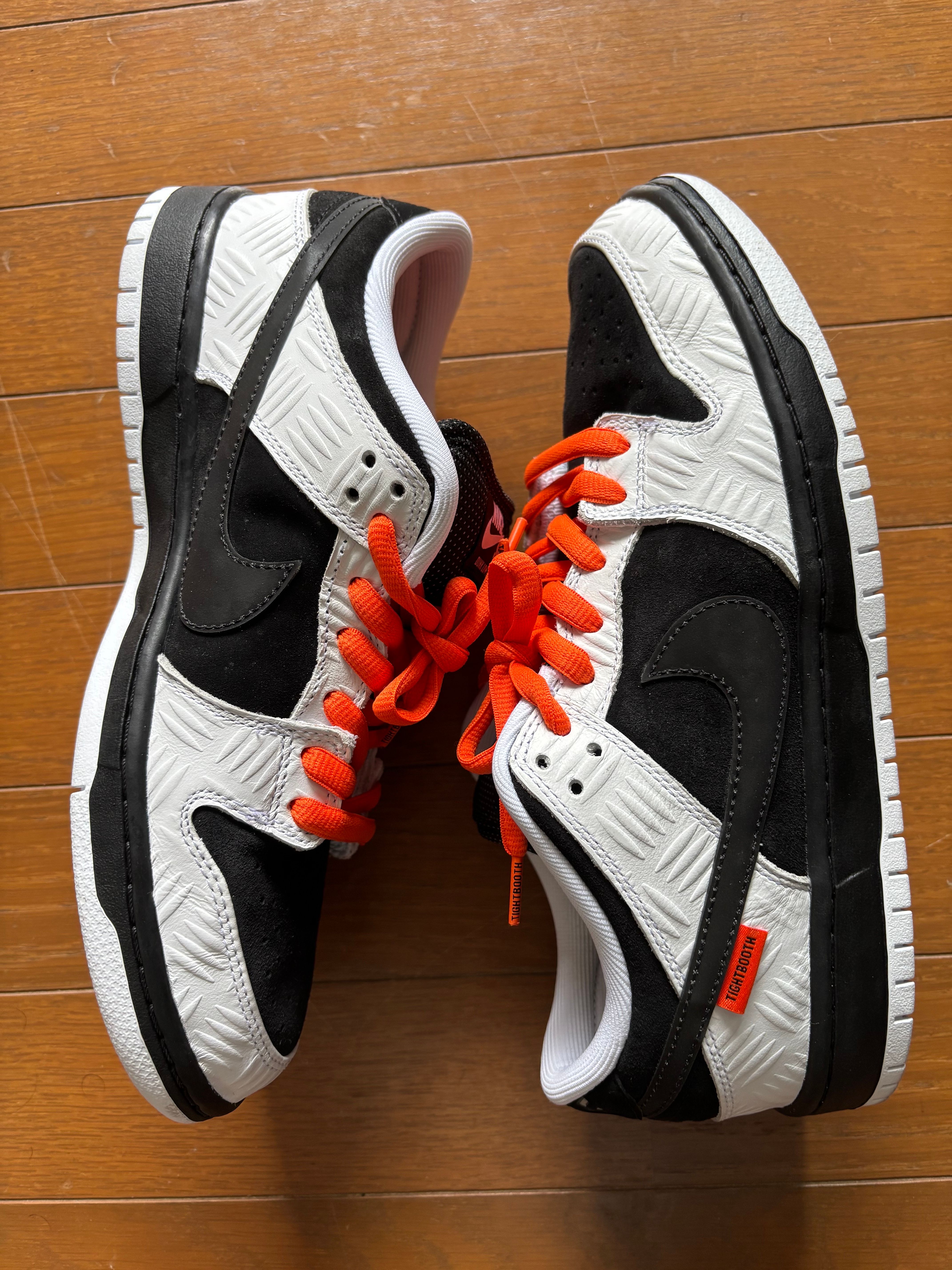 TIGHTBOOTH × Nike SB Dunk Low Pro QS "Black and White"