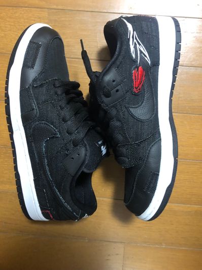 Wasted Youth × Nike SB Dunk Low "Black Denim" / VERDY