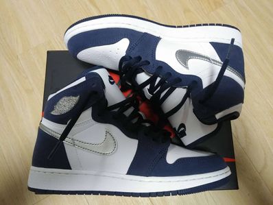 Nike GS Air Jordan 1 High OG CO.JP "Midnight Navy" (2020)(ブリーフケースなし)