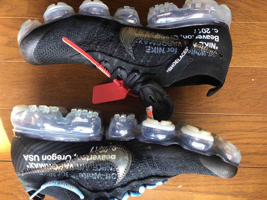 Off-White × Nike Air Vapormax "Black/Total Orange/Clear"