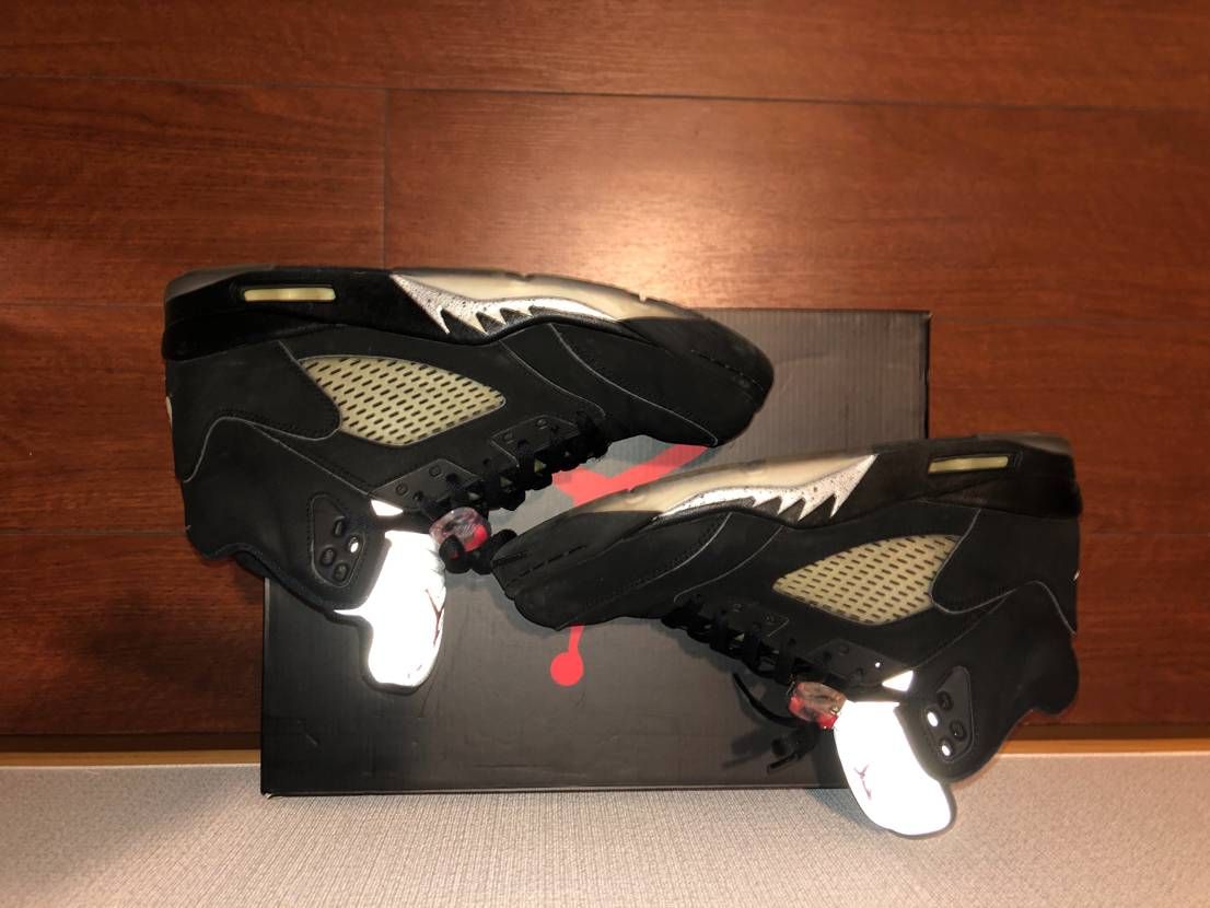 Nike Air Jordan 5 Retro OG "Black/Fire Red/Metallic Silver/White" (2016)