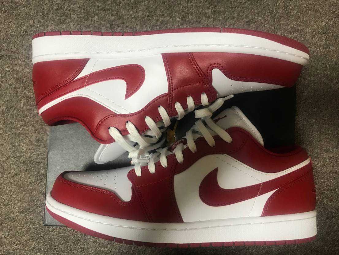 Nike Air Jordan 1 Low "Gym Red/White"