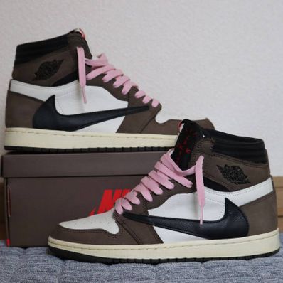 Travis Scott × Nike Air Jordan 1 Retro High OG TS SP "Sail/Dark Mocha"