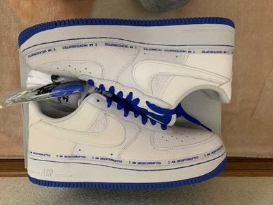 Uninterrupted × Nike Air Force 1 "White/Lapis Blue"