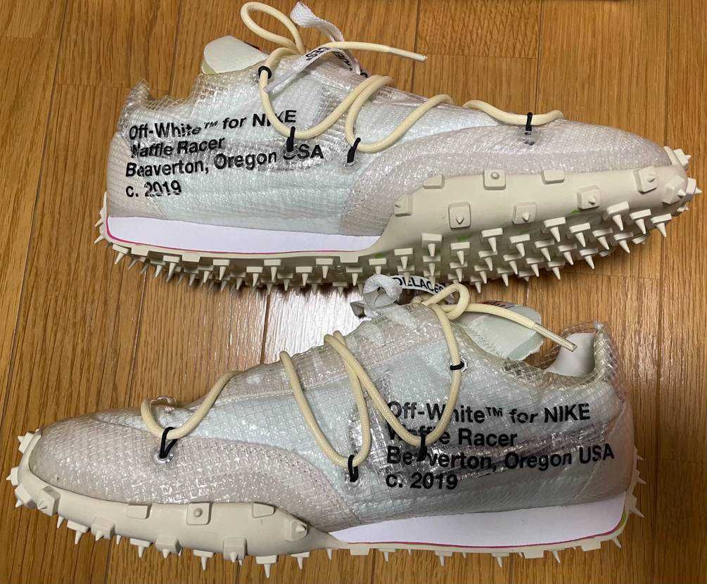 Off-White × Nike Women's Waffle Racer "White"