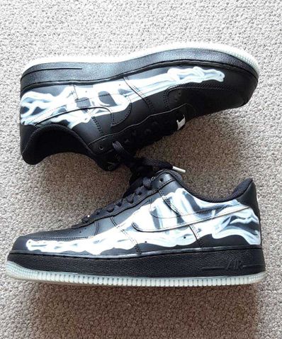 Nike Air Force 1 Low "Black Skeleton"