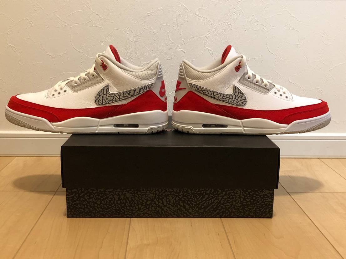 Nike Air Jordan 3 Retro "Tinker White/University Red"