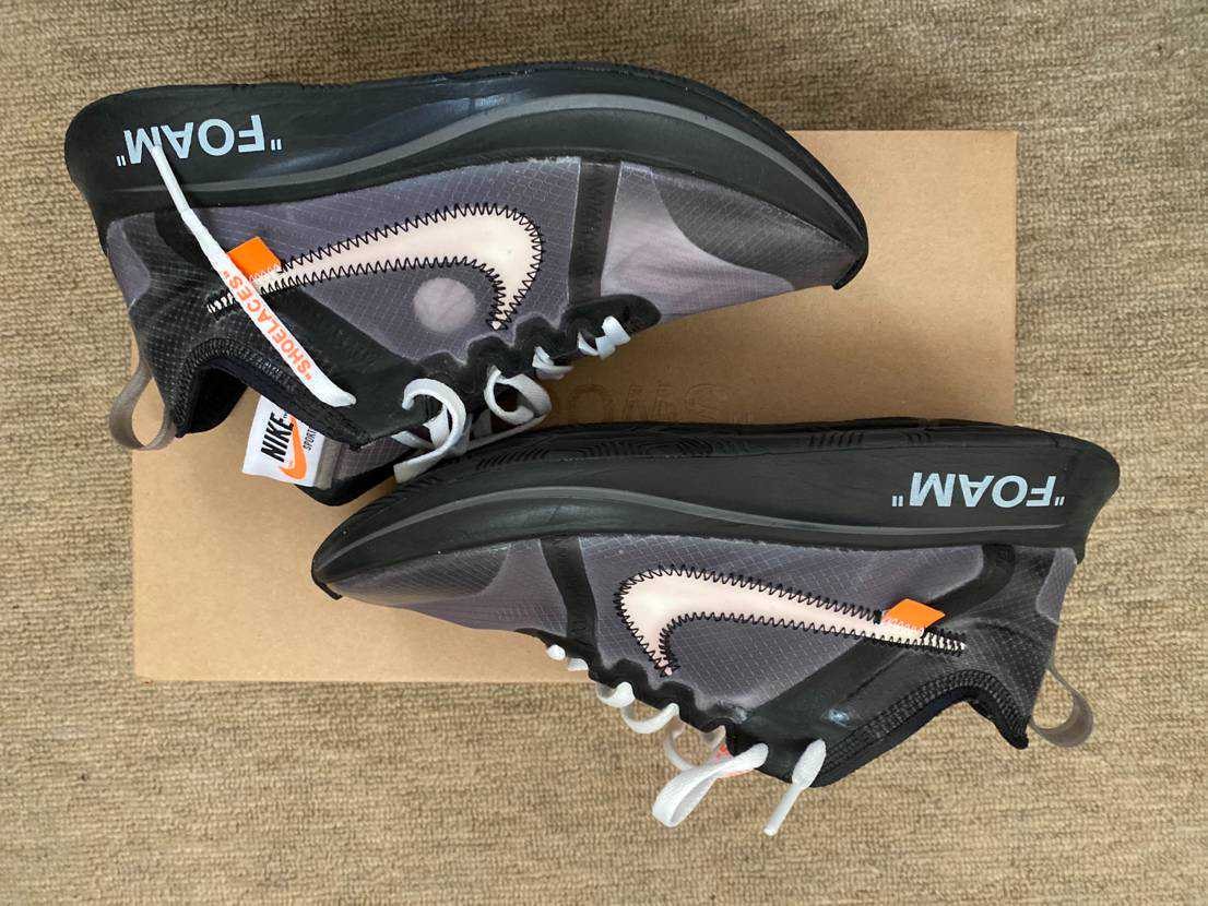 Off-White × Nike Zoom Fly "Black"
