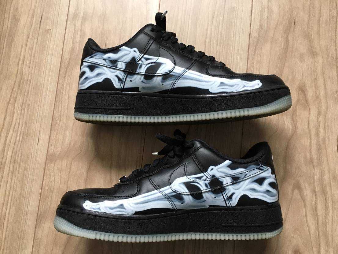 Nike Air Force 1 Low "Black Skeleton"