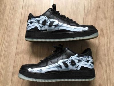 Nike Air Force 1 Low "Black Skeleton"