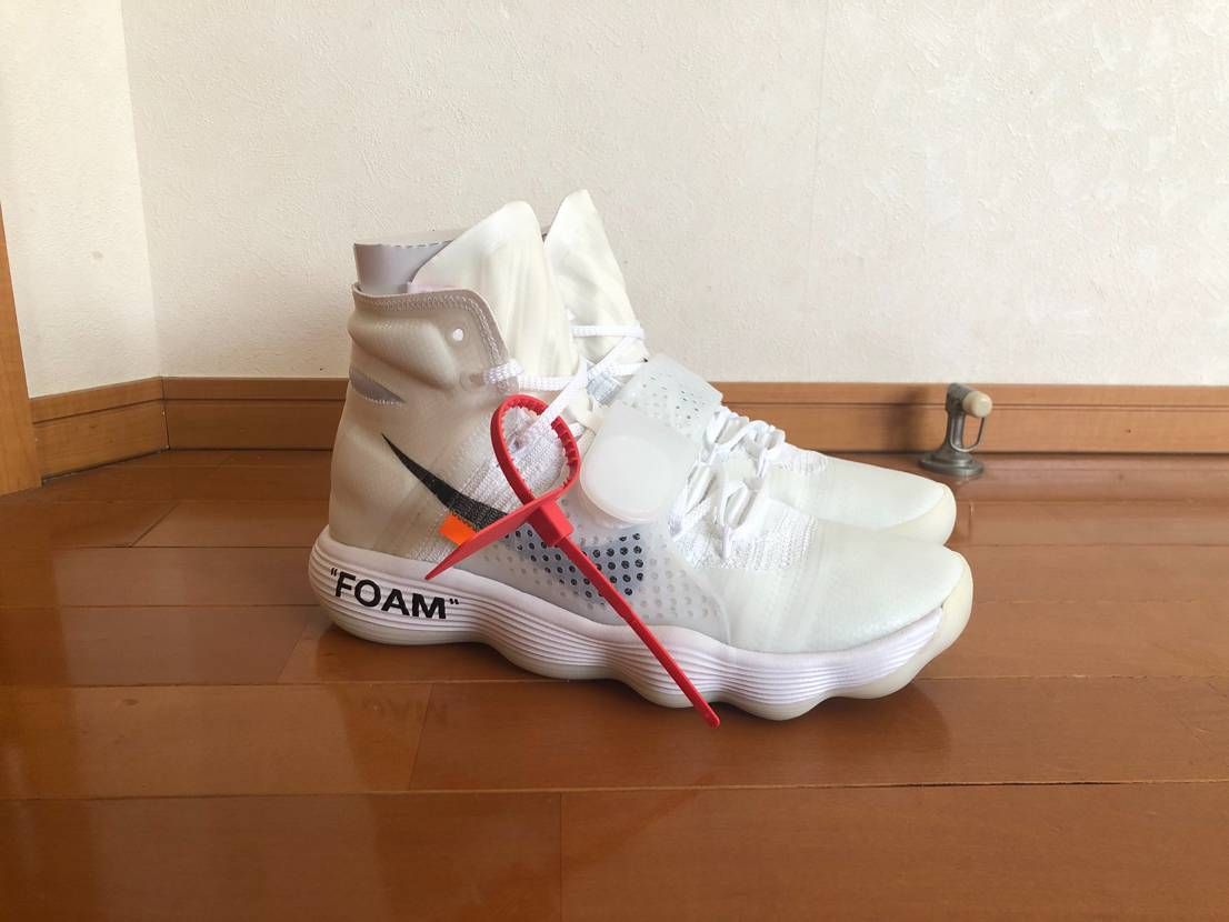 Off-White × Nike React Hyperdunk 2017 Flyknit "The 10/White"