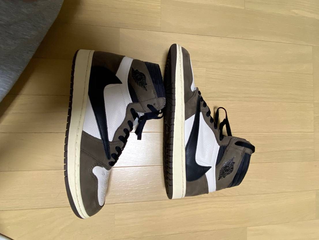 Travis Scott × Nike Air Jordan 1 Retro High OG TS SP "Sail/Dark Mocha"