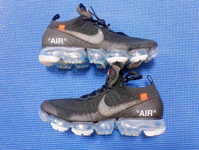 Off-White × Nike Air Vapormax "Black/Total Orange/Clear"