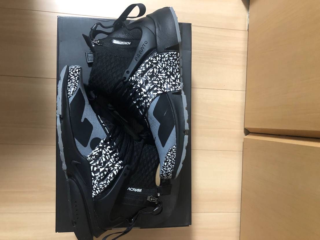 ACRONYM × Nike Air Presto Mid "Cool Grey/Black"