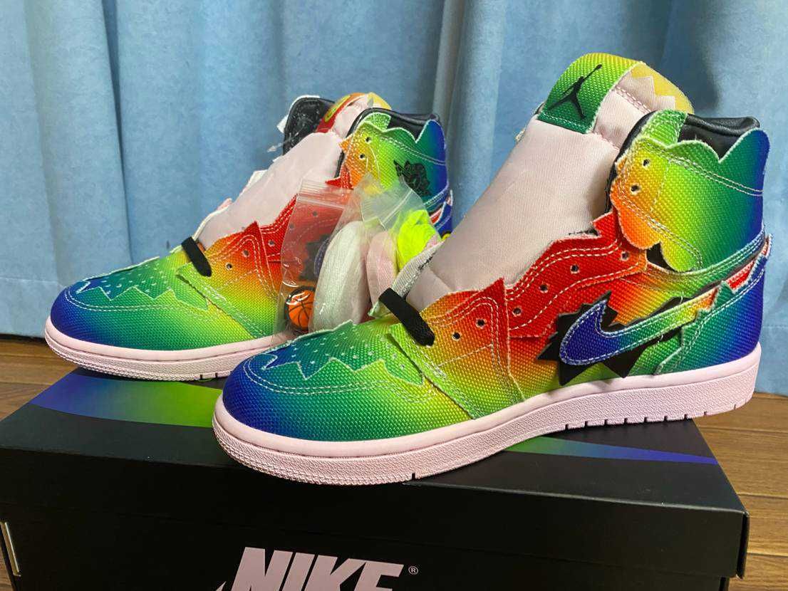J Balvin × Nike Air Jordan 1 High OG "Rainbow"