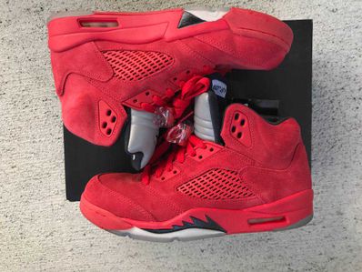 Nike Air Jordan 5 Ratro "Red Suede"