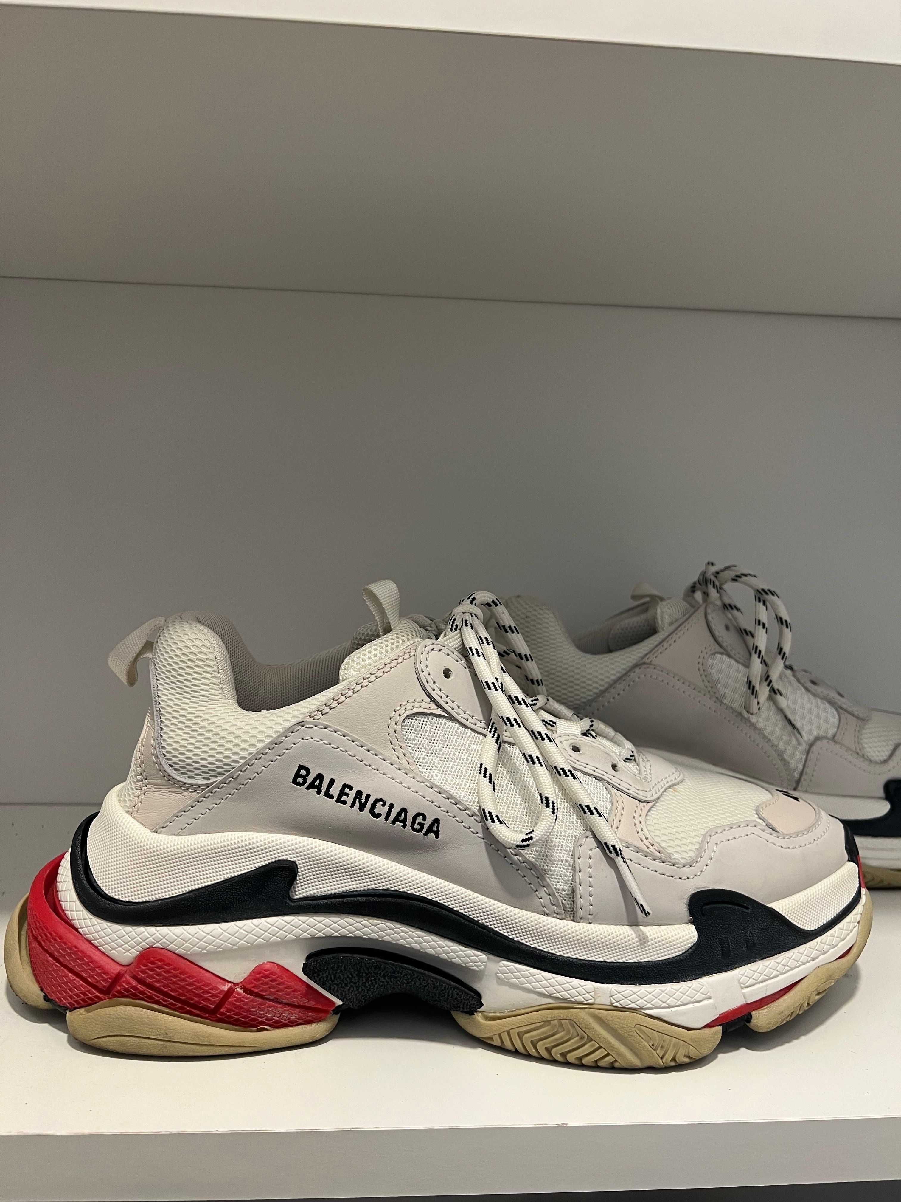 BALENCIAGA TRIPLE S "RED/WHITE"