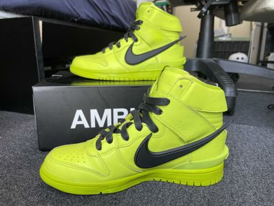 AMBUSH × NIKE DUNK HIGH "FLASH LIME"