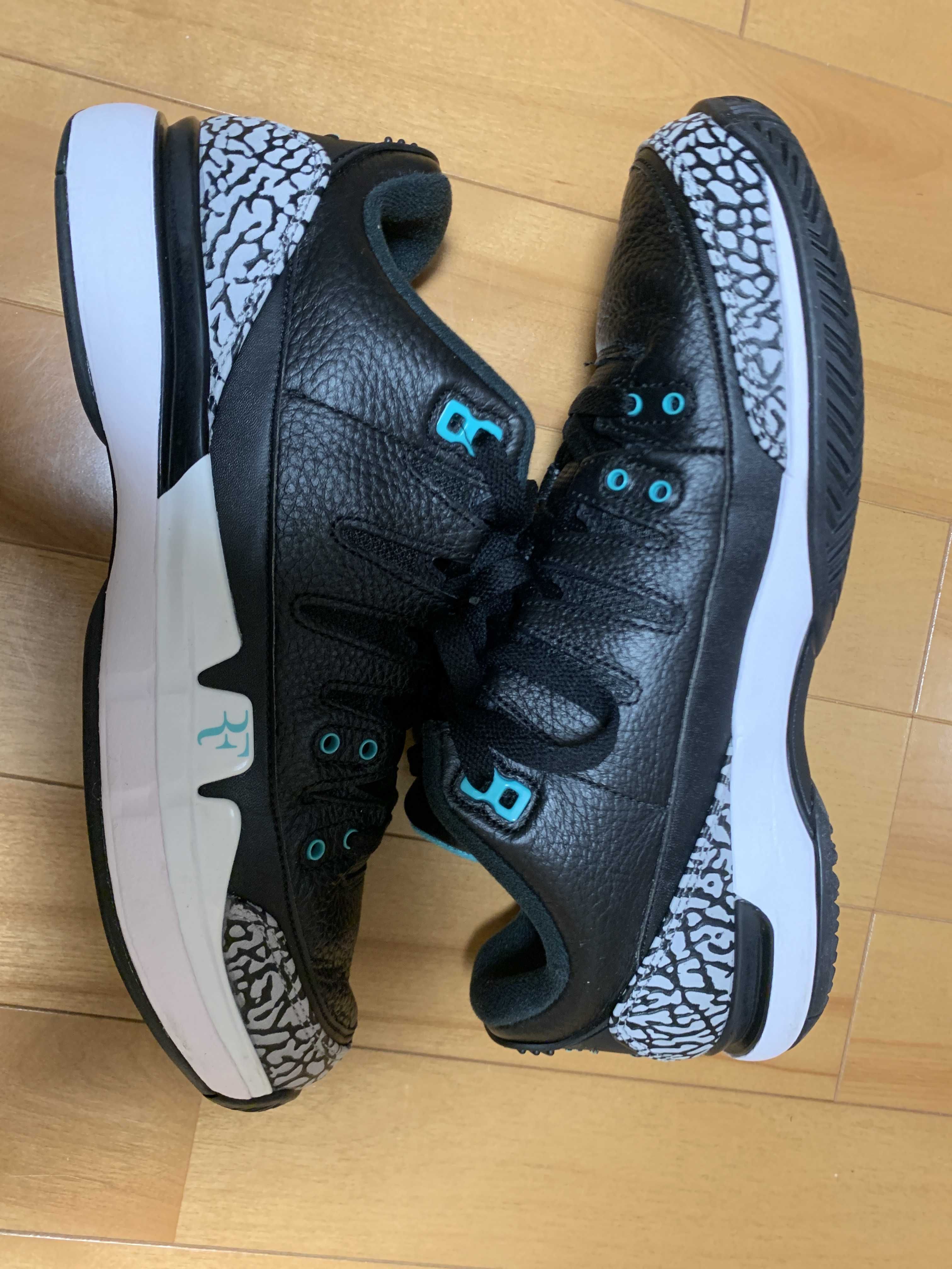 atmos × Nike Zoom Vapor AJ3 "Elephant/Safari"