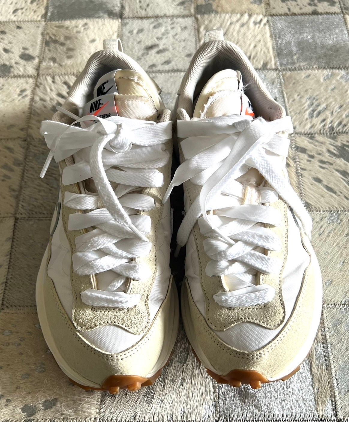 sacai × Nike Vapor Waffle "White Gum"