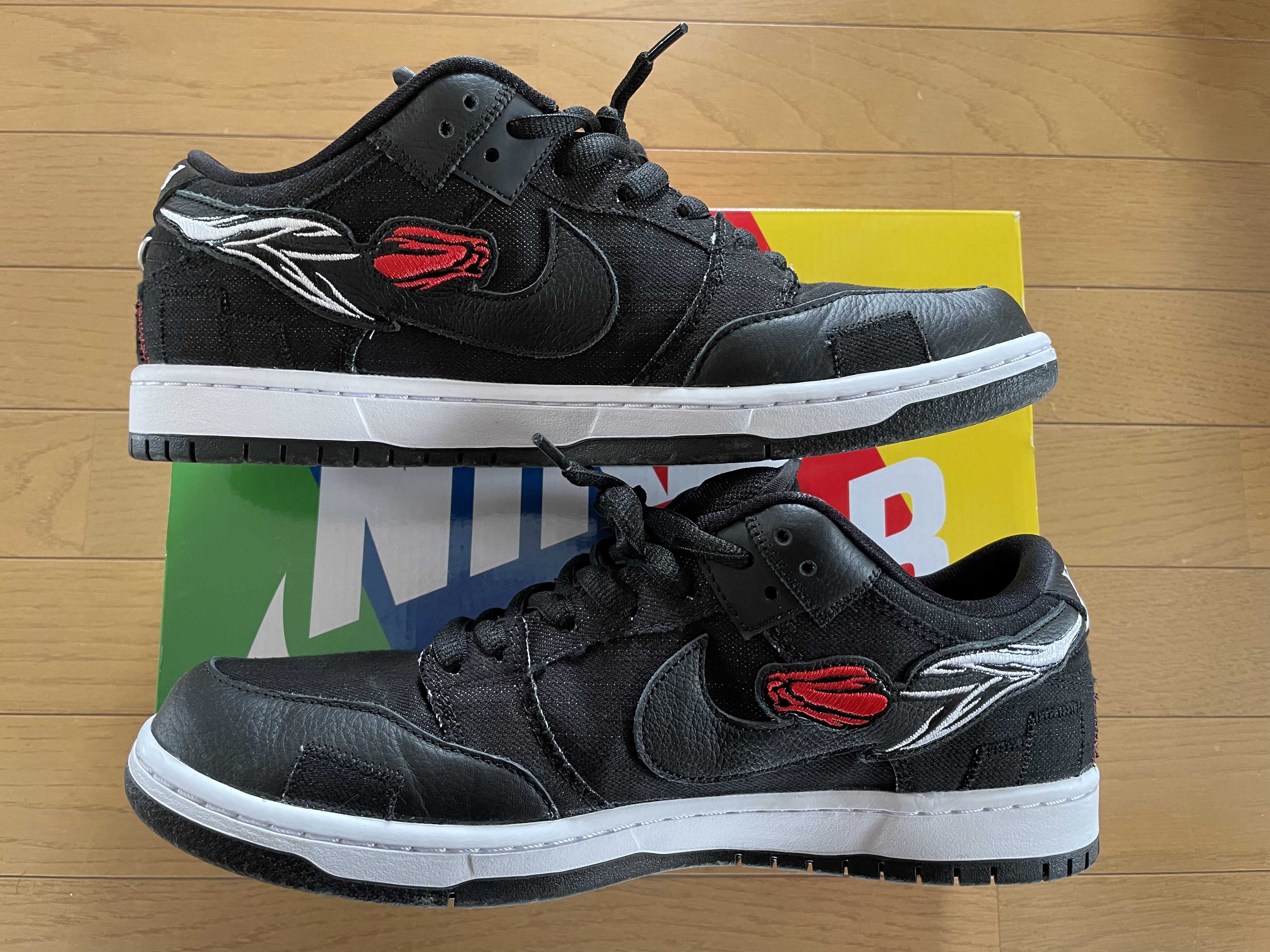 Wasted Youth × Nike SB Dunk Low "Black Denim" / VERDY