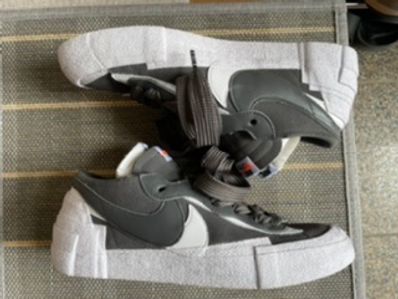 Sacai × Nike Blazer Low "Iron Grey"