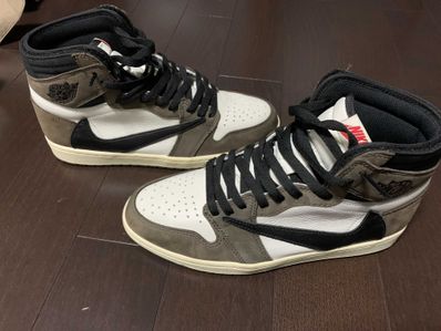 Travis Scott × Nike Air Jordan 1 Retro High OG TS SP "Sail/Dark Mocha"