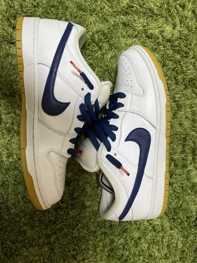 Nike SB Dunk Low "Orange Label White Navy"