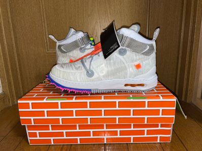 Off-White × Nike Air Force 1 Mid "White"