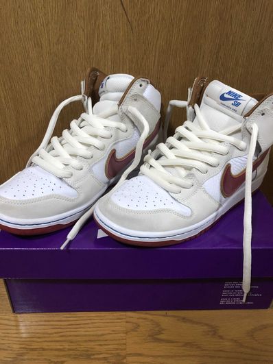 Nike Dunk High Pro "Sail/Team Crimson"