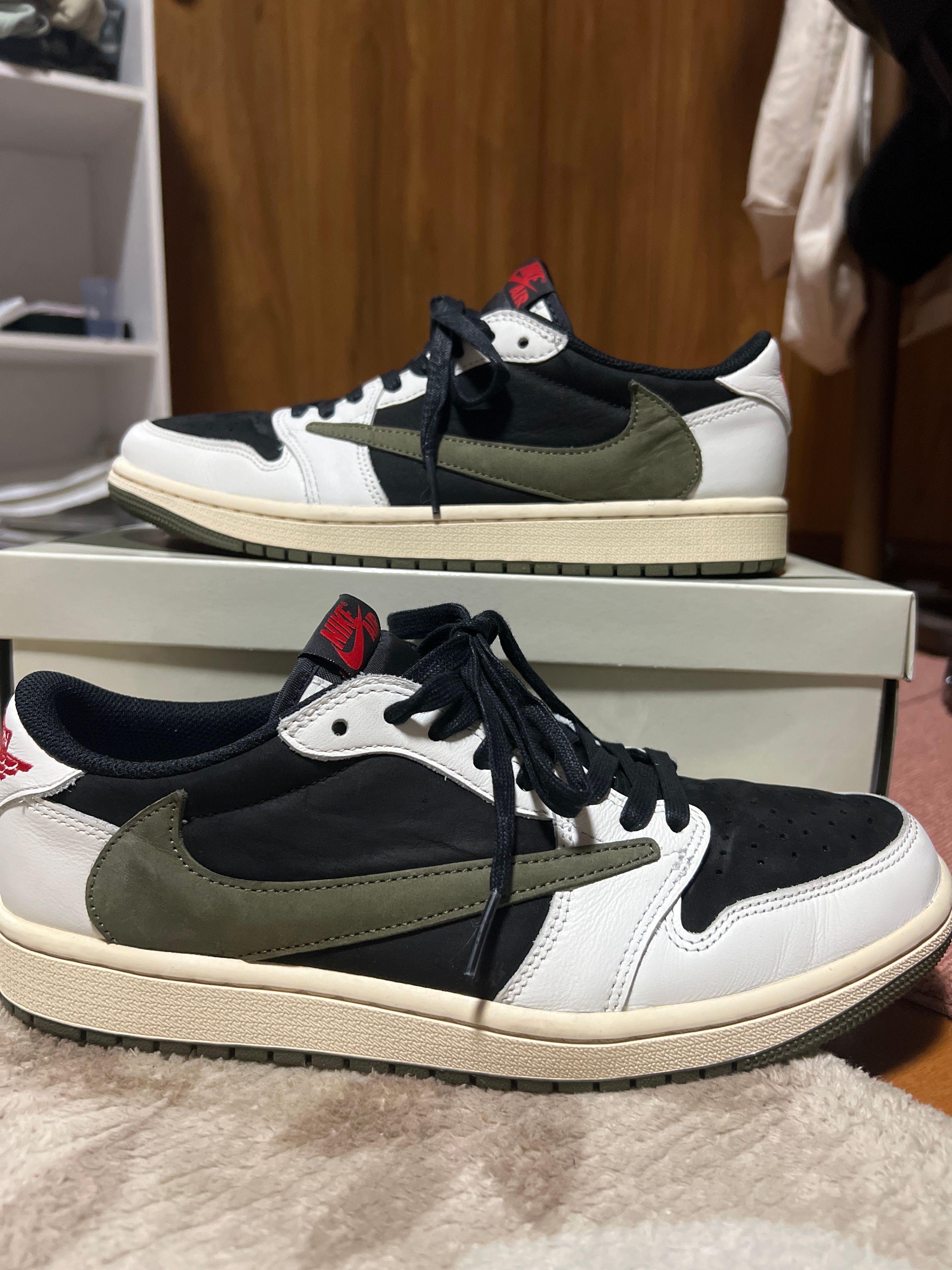 Travis Scott × Nike Women's Air Jordan 1 Low OG "Medium Olive"