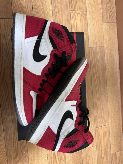 Spiderman × Nike Air Jordan 1 Origin Story "Gym Red/White/Photo Blue/Black"