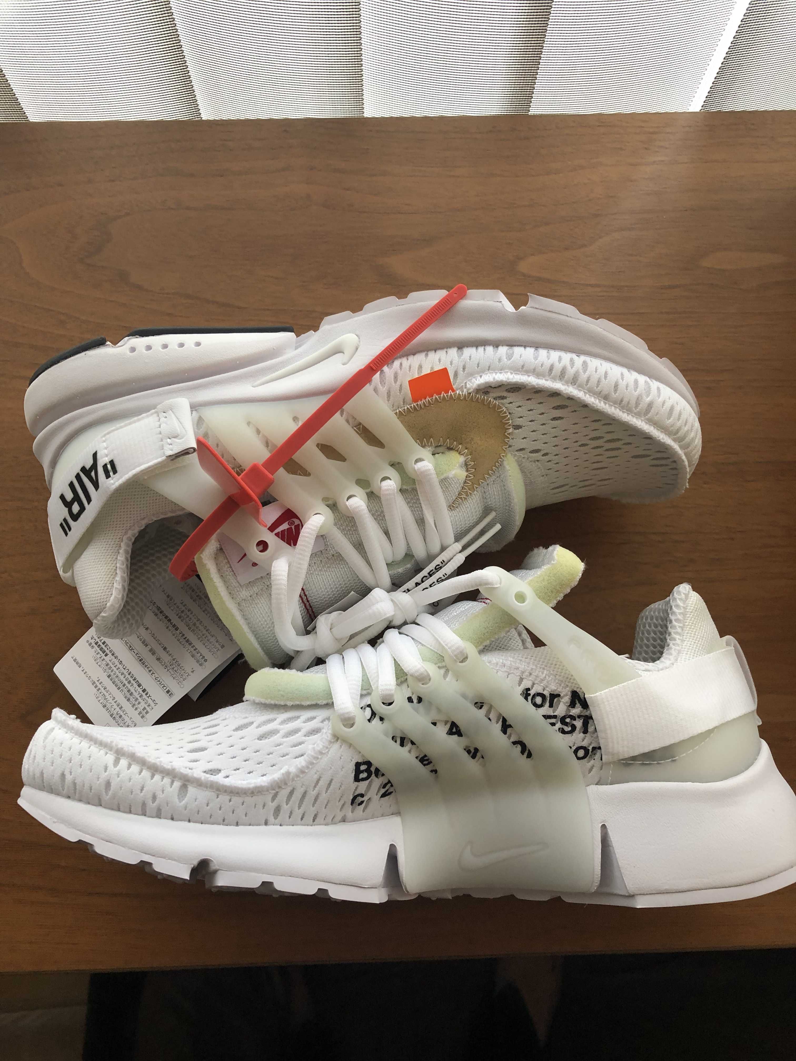 Off-White × Nike Air Presto "White/Black/Cone"