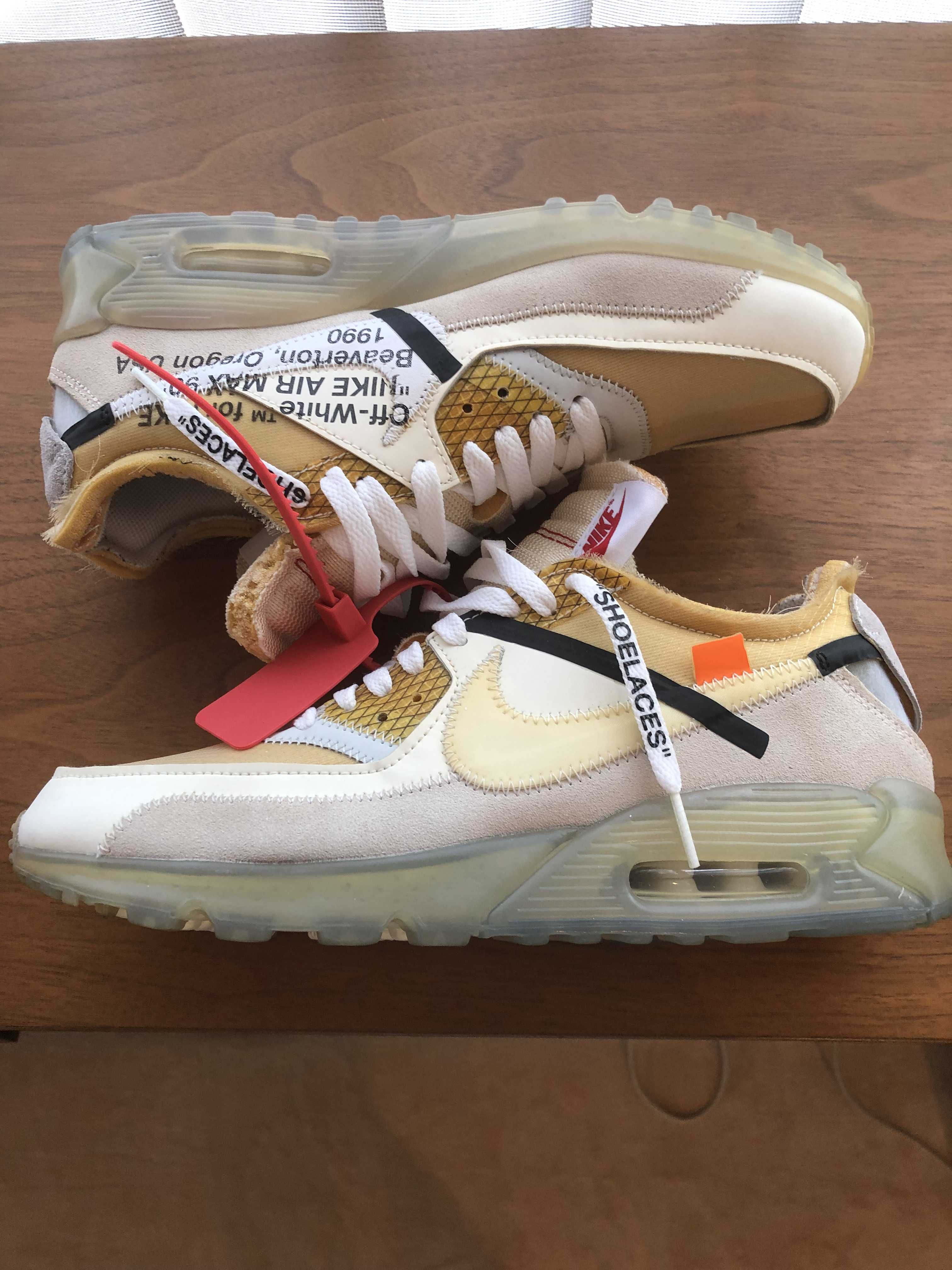 Off-White × Nike Air Max 90 "The 10/Sail"