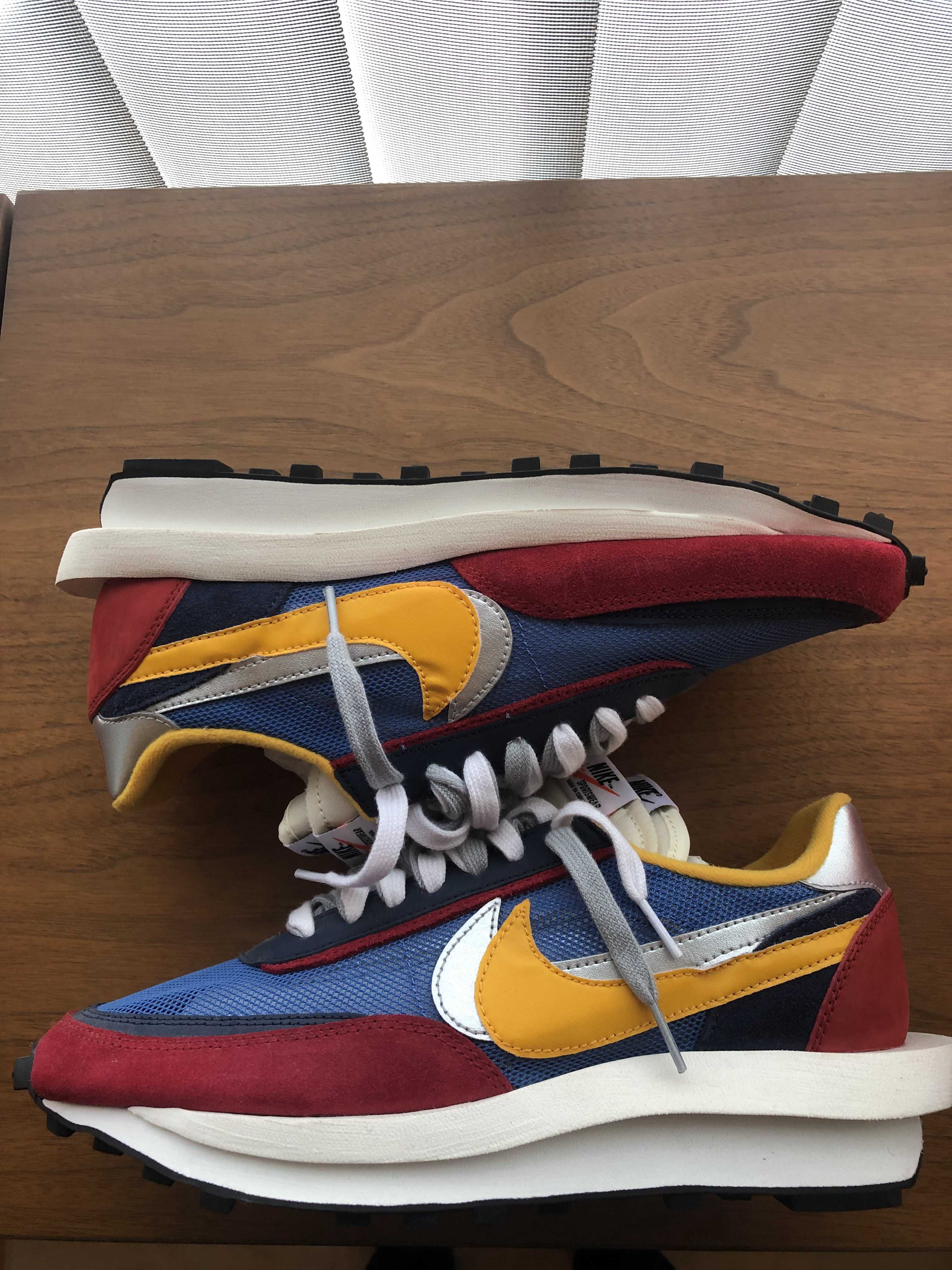 sacai × Nike LDV Waffle "Red/Blue"