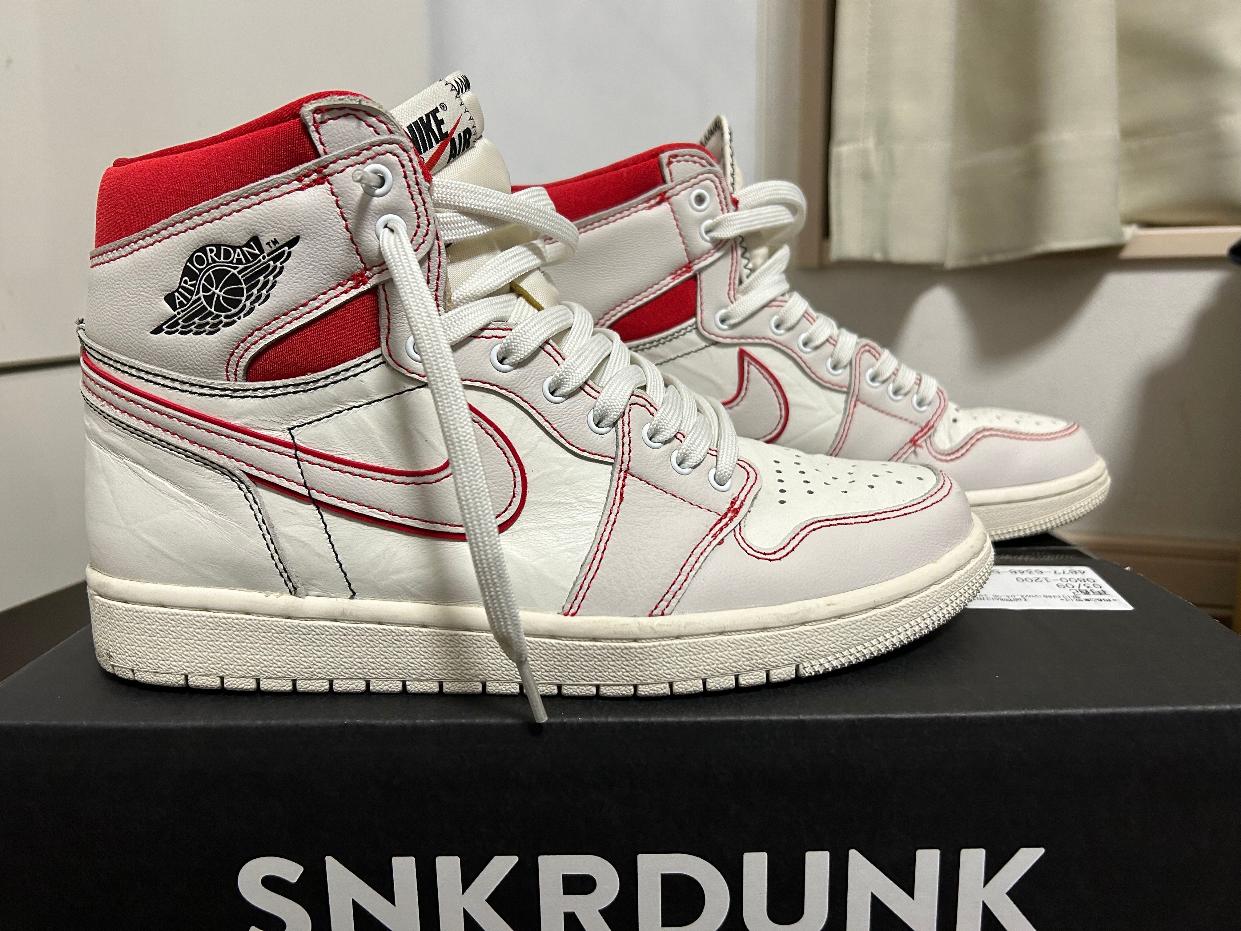 Nike Air Jordan 1 Retro High OG "Sail/University Red"