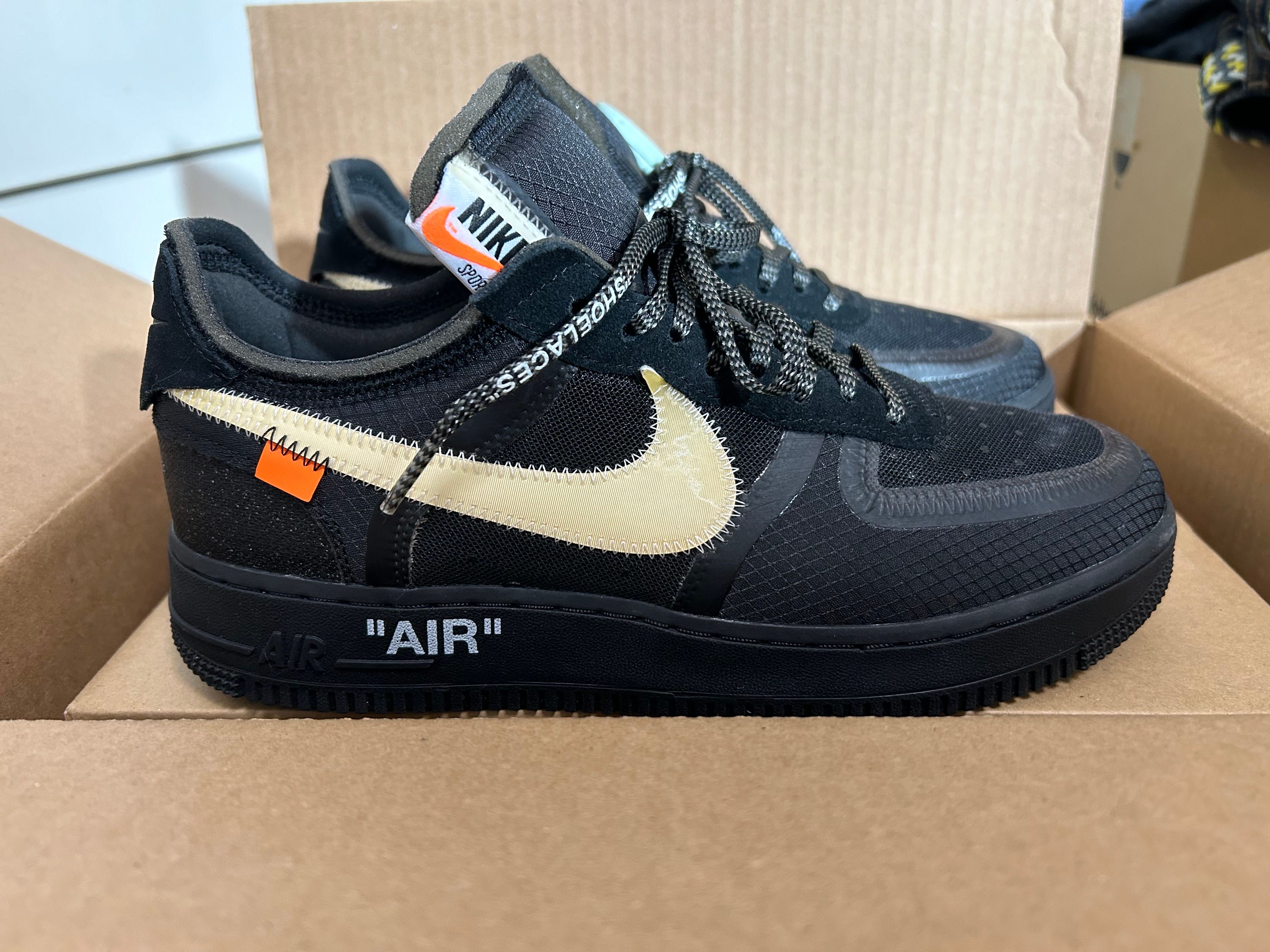 Off-White × Nike Air Force 1 Low "Black"